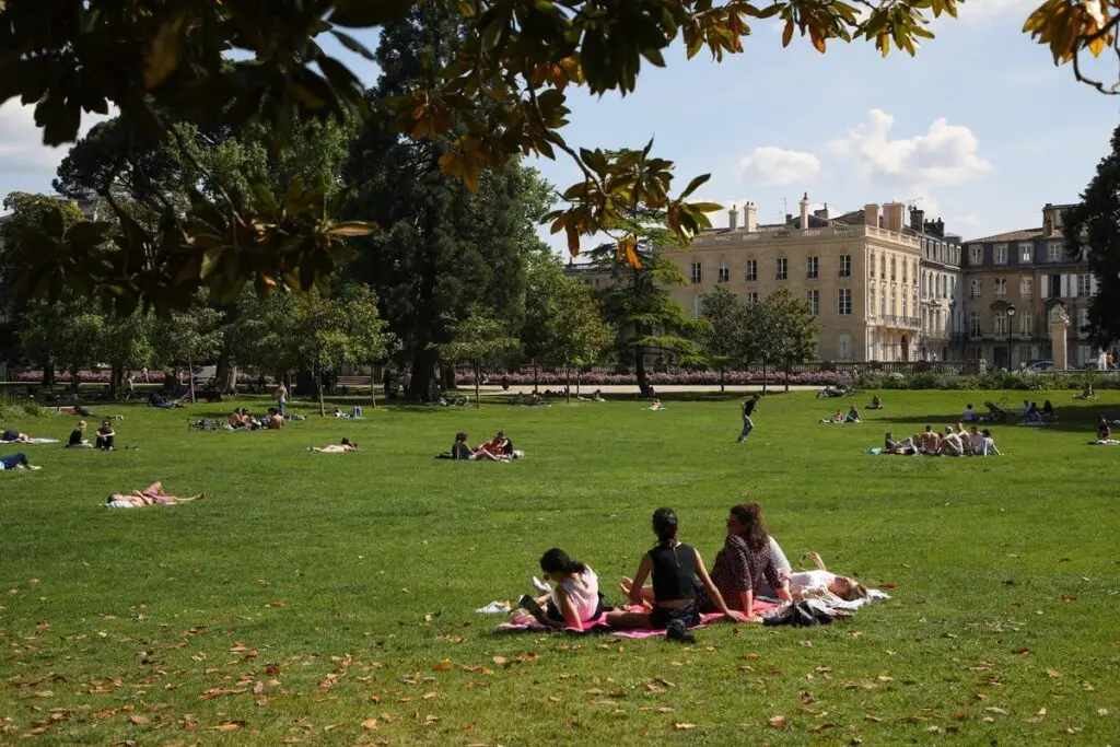 vue sur le Jardin Public de Bordeaux