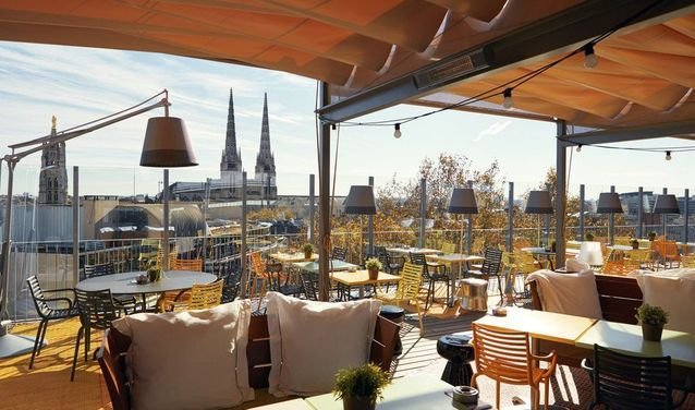 le rooftop du Mama Shelter à Bordeaux