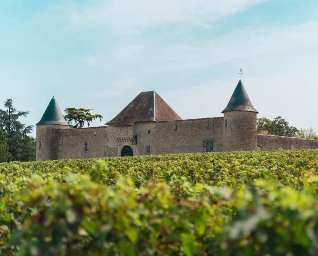 Château pour dormir dans les vignes